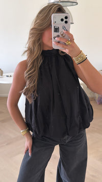 Luna Open Back Blouse
