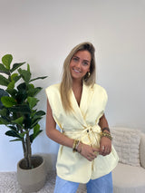 Saar blazer mouwloos is