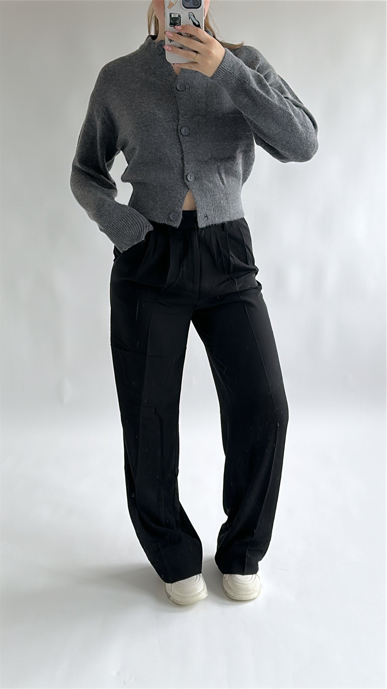 High Waist Wide Leg Pantalon