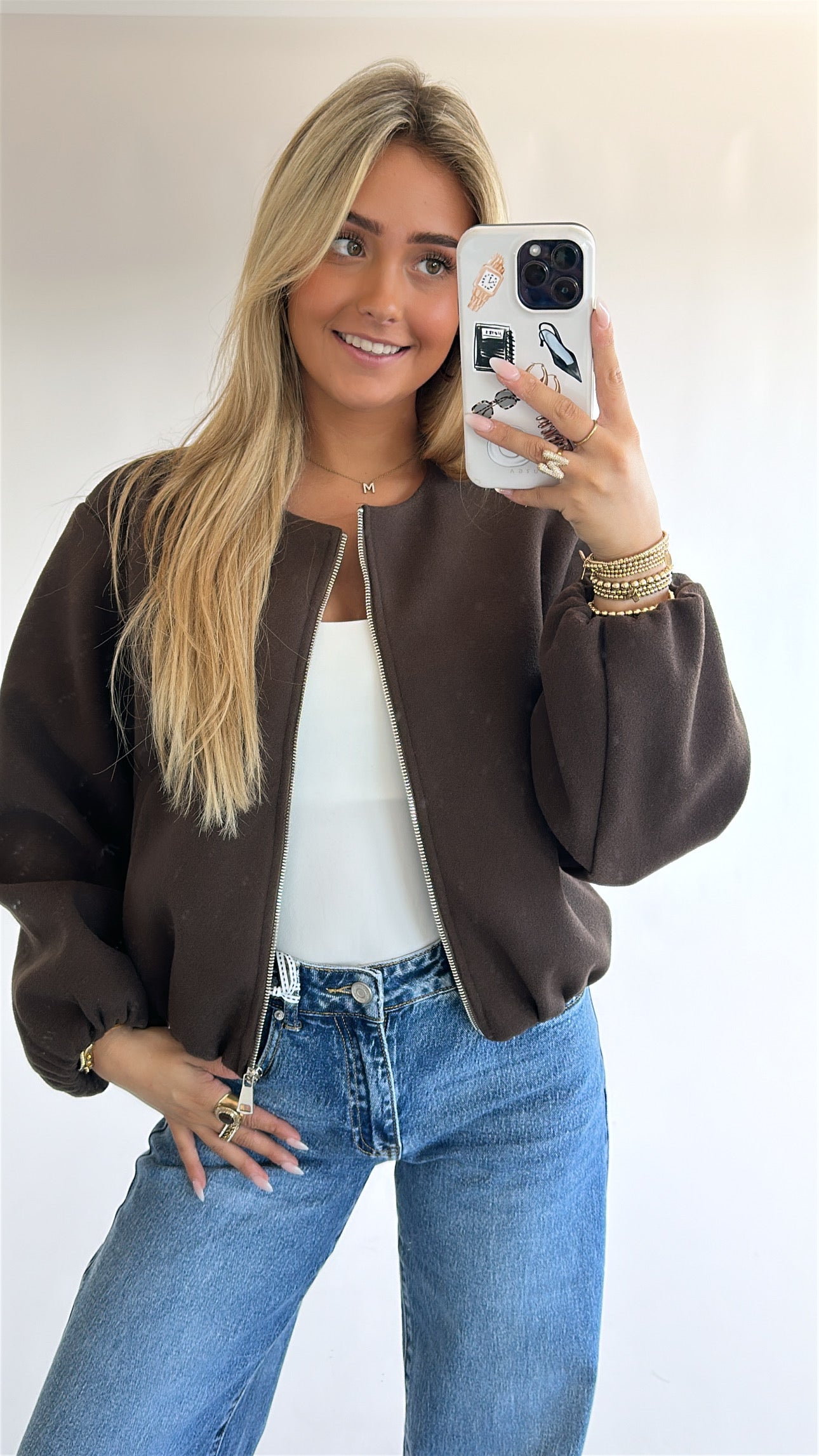 Soft Touch Bomber Jacket