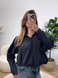 Nova Checked Blouse
