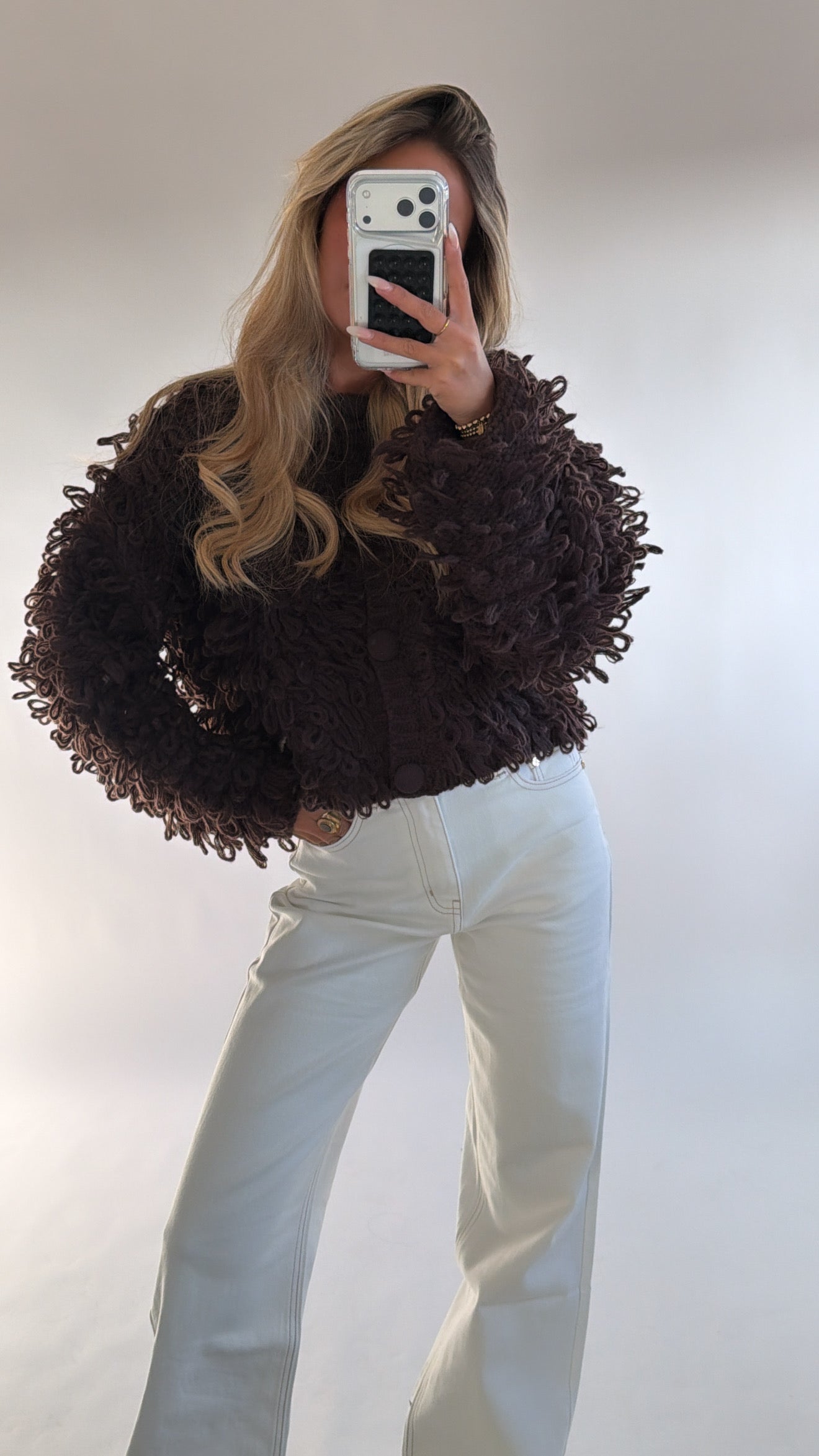 Chunky Loop Knit Cardigan