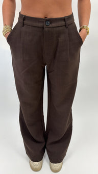Rich Espresso Tailored Pants