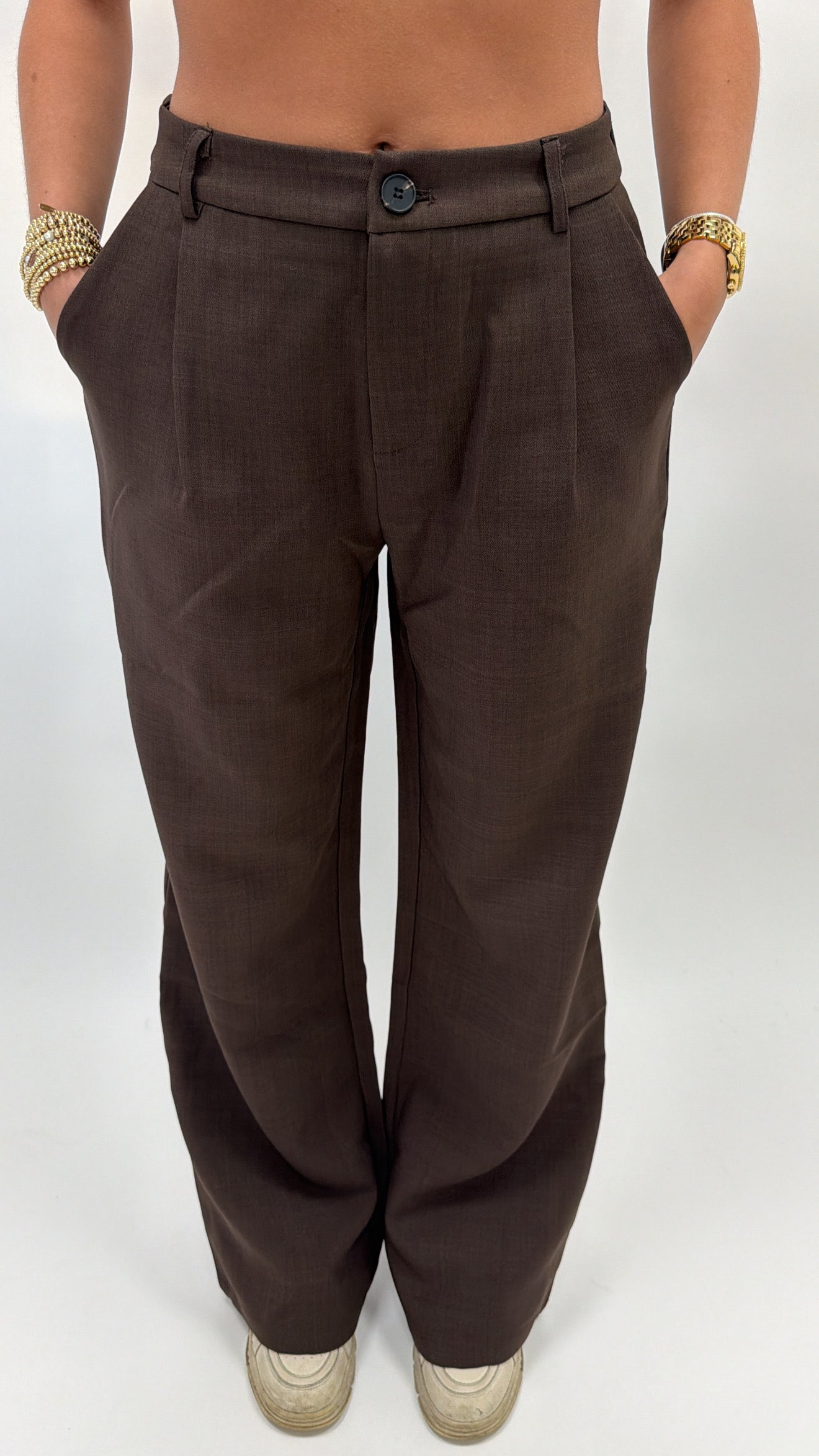 Rich Espresso Tailored Pants
