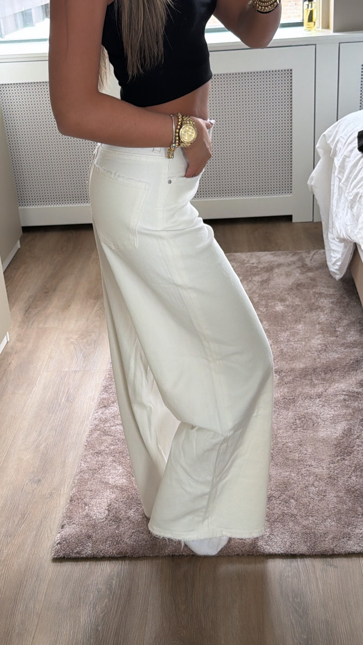 Nola wide leg jeans- mid waist