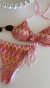 Ziggy Tie Bikini White