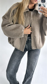 Oversized Woollook Jas