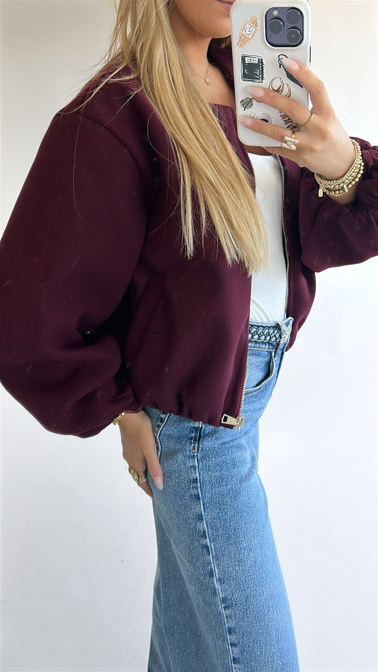 Soft Touch Bomber Jacket
