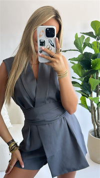 Vera Tailored Wrap Playsuit