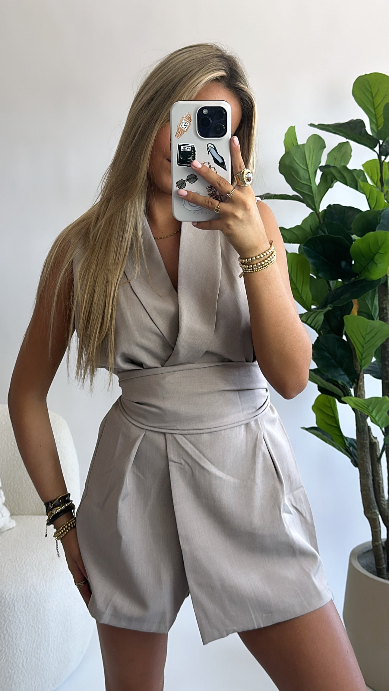 Vera Tailored Wrap Playsuit