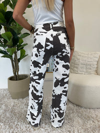 Cow Print Jeans “Moo’d Maker”