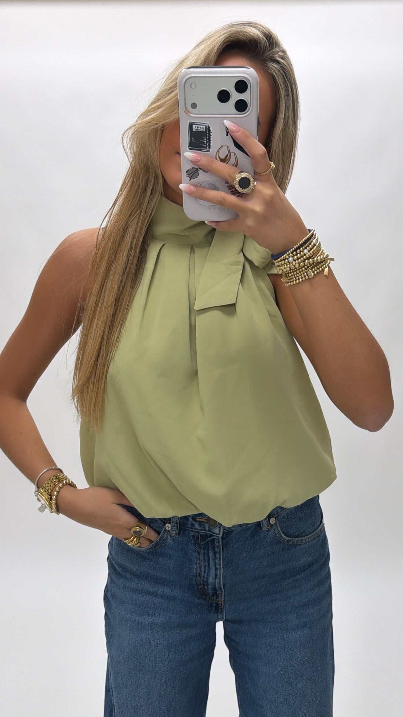 Cropped cute pof top
