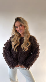 Chunky Loop Knit Cardigan