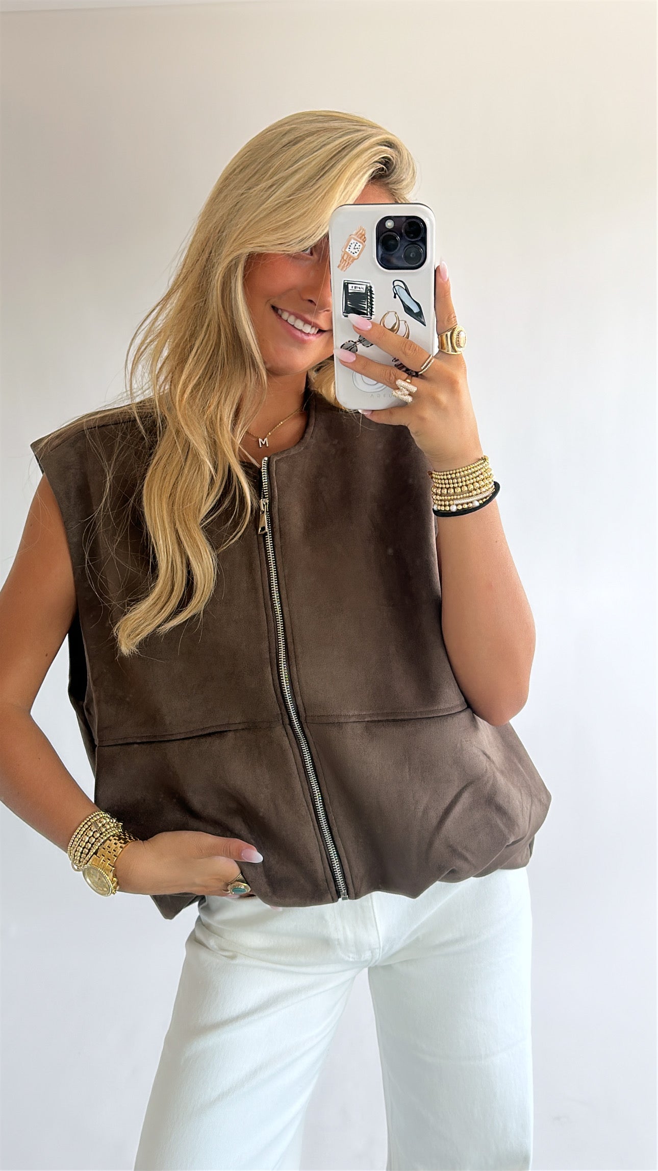 Suede Luxe Gilet