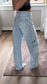 Tess wide leg jeans- high waist