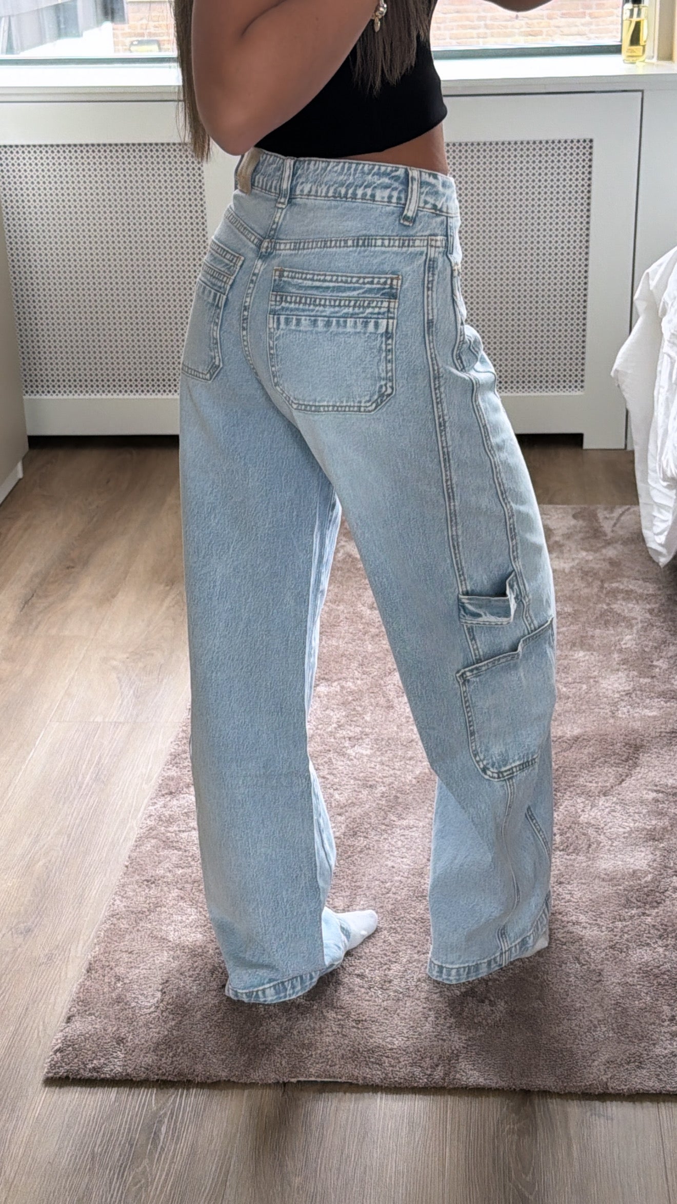 Tess wide leg jeans- high waist