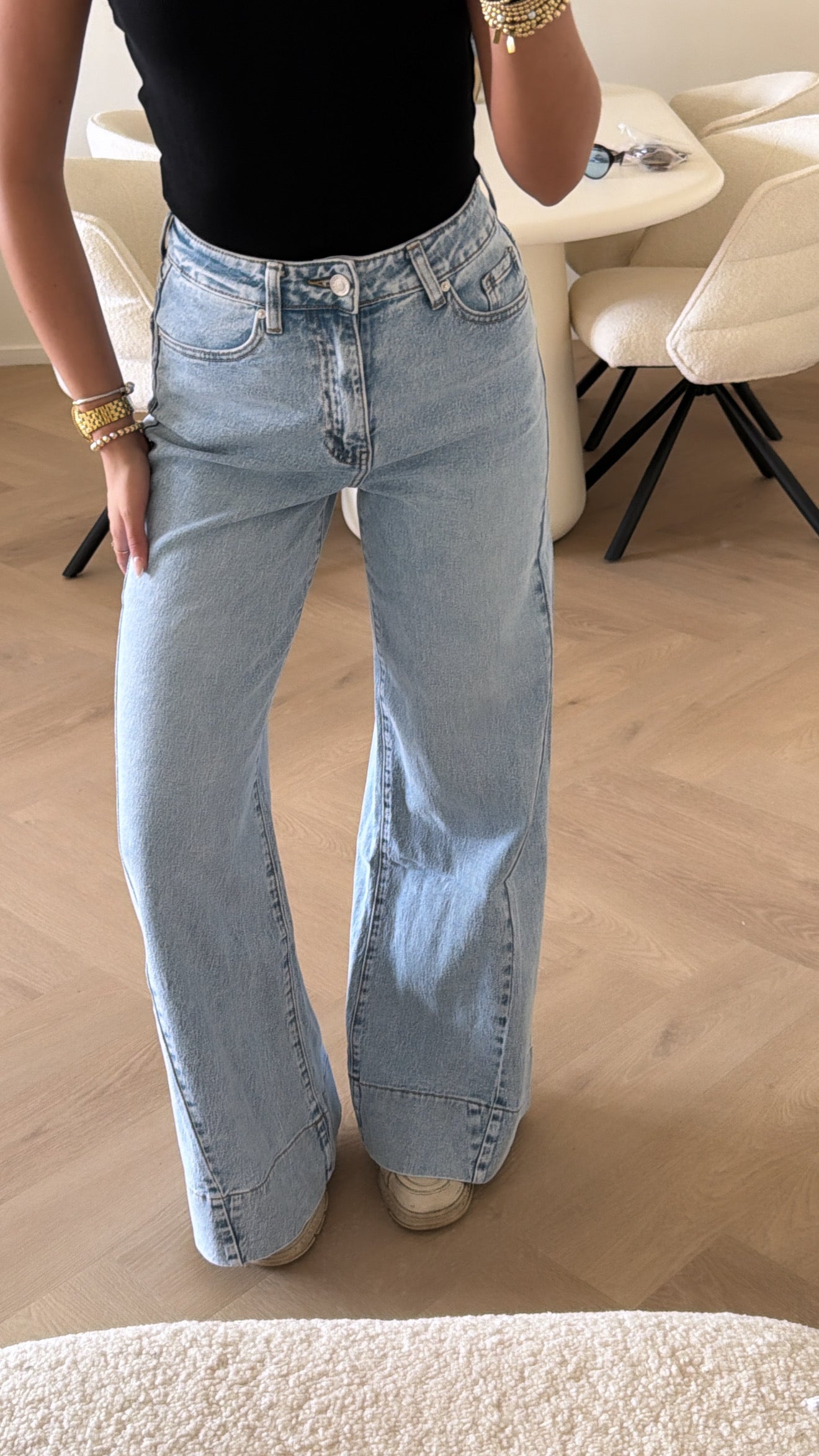 Lune wide leg jeans