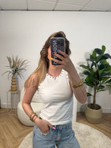 Elin Stud Detail Top