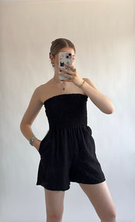 Stretch Strapless Playsuit