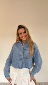 Denim wear jacket