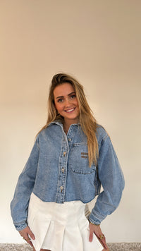 Denim wear jacket