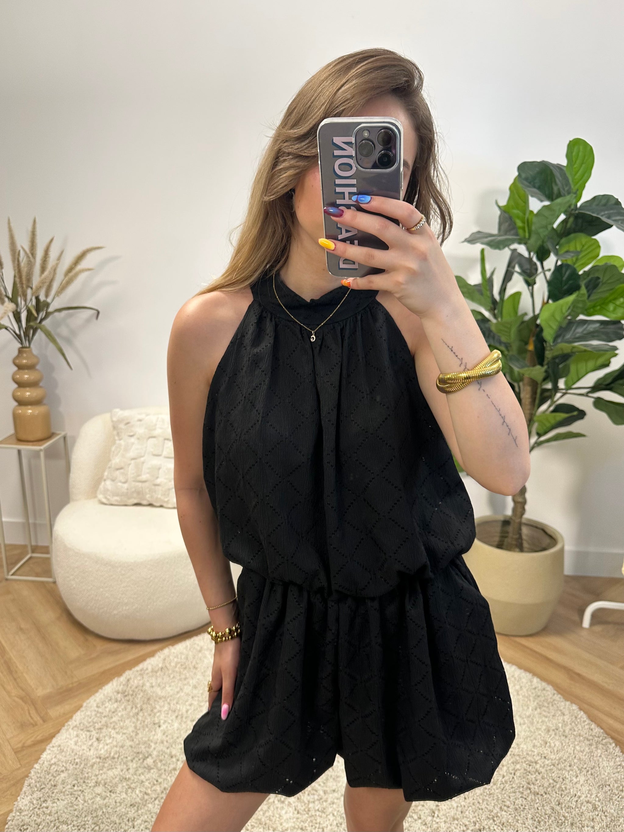 Yara Textured Playsuit