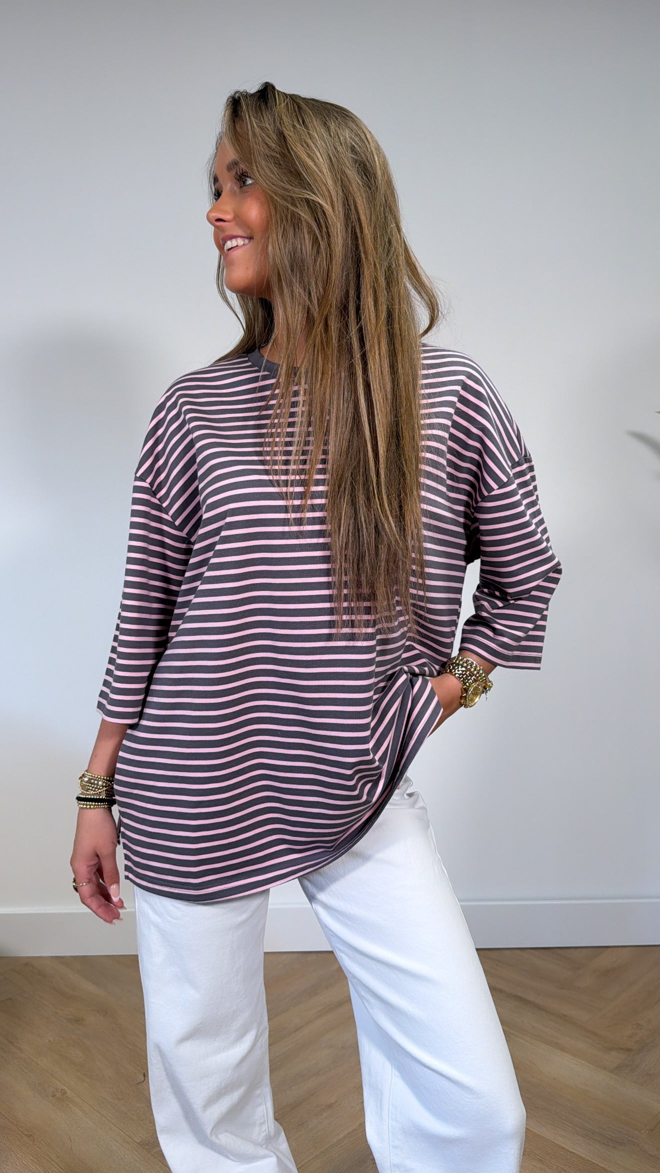 Oversized Stripe Tee