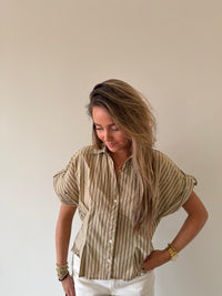 Noëlle Stripe Blouse