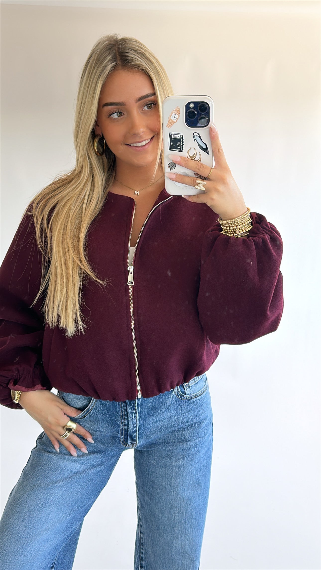 Soft Touch Bomber Jacket