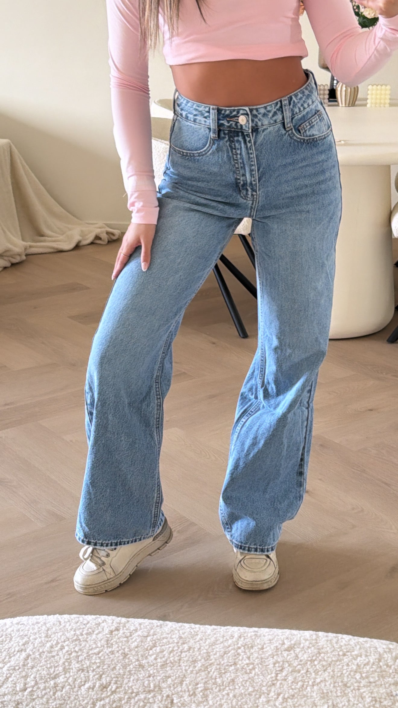 Paris wide leg jeans