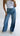 Two-Tone Wide Leg Jeans