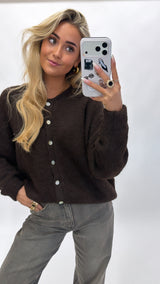 Basic button cardigan