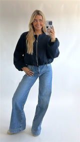 Soft Touch Bomber Jacket