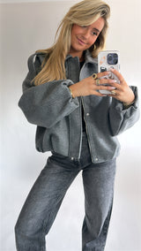 Oversized Woollook Jas