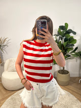 Lotte Shoulder Pad Top