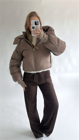 Trendy Cropped Winter Puffer