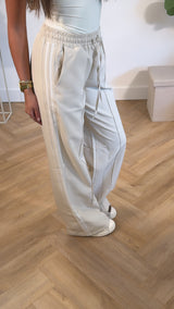 Sporty Chic Stripe Pants