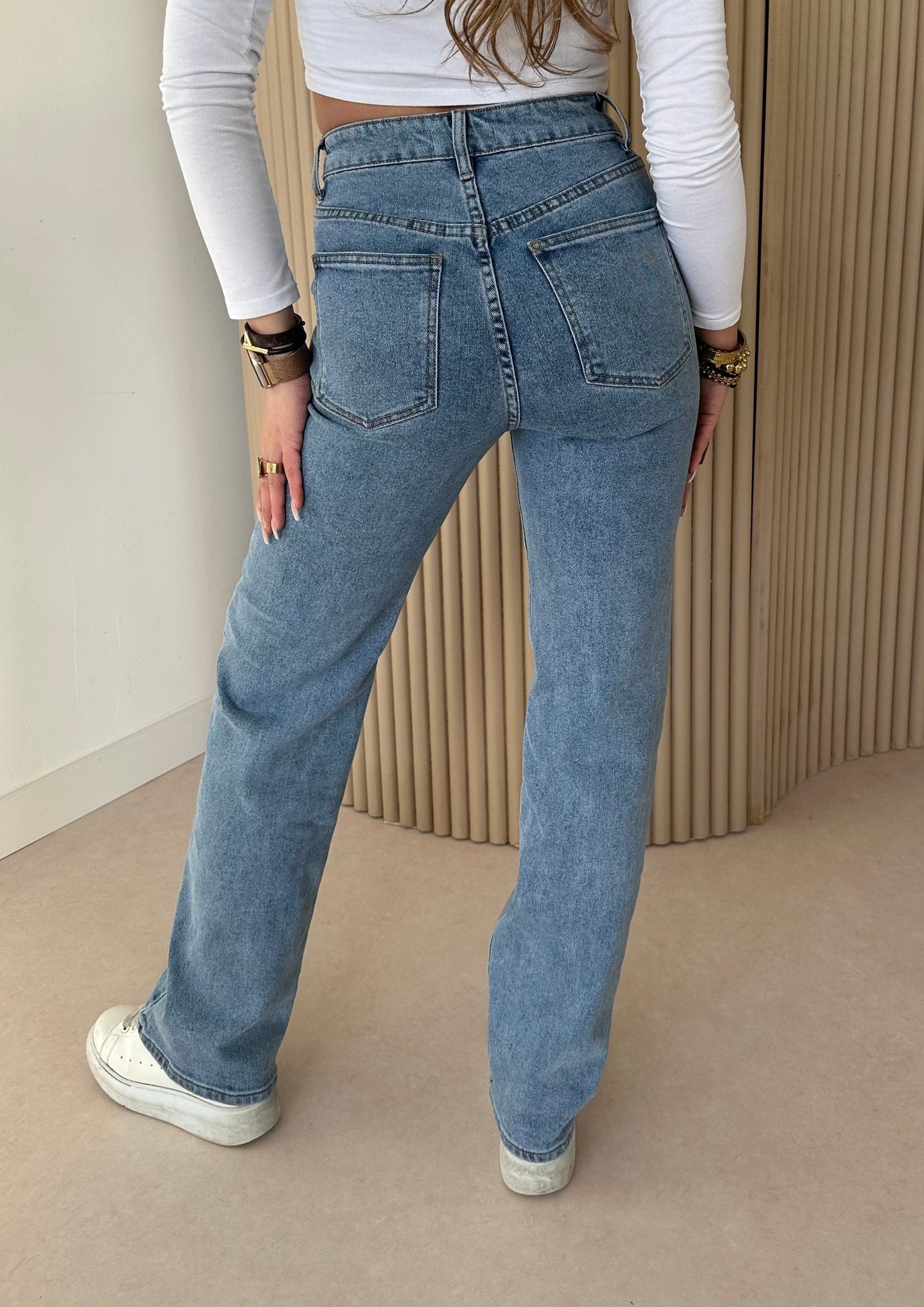 Didi straight leg jeans - denim