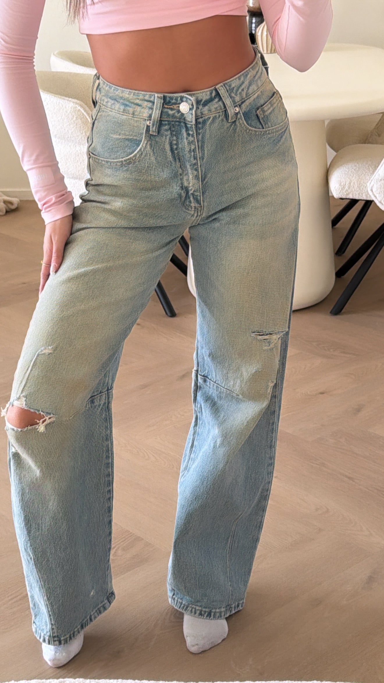 Luma wide leg jeans