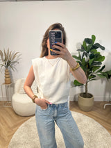 Lotte Shoulder Pad Top