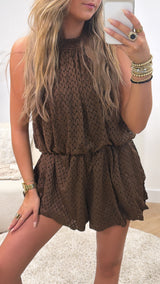 Liv Broderie Playsuit