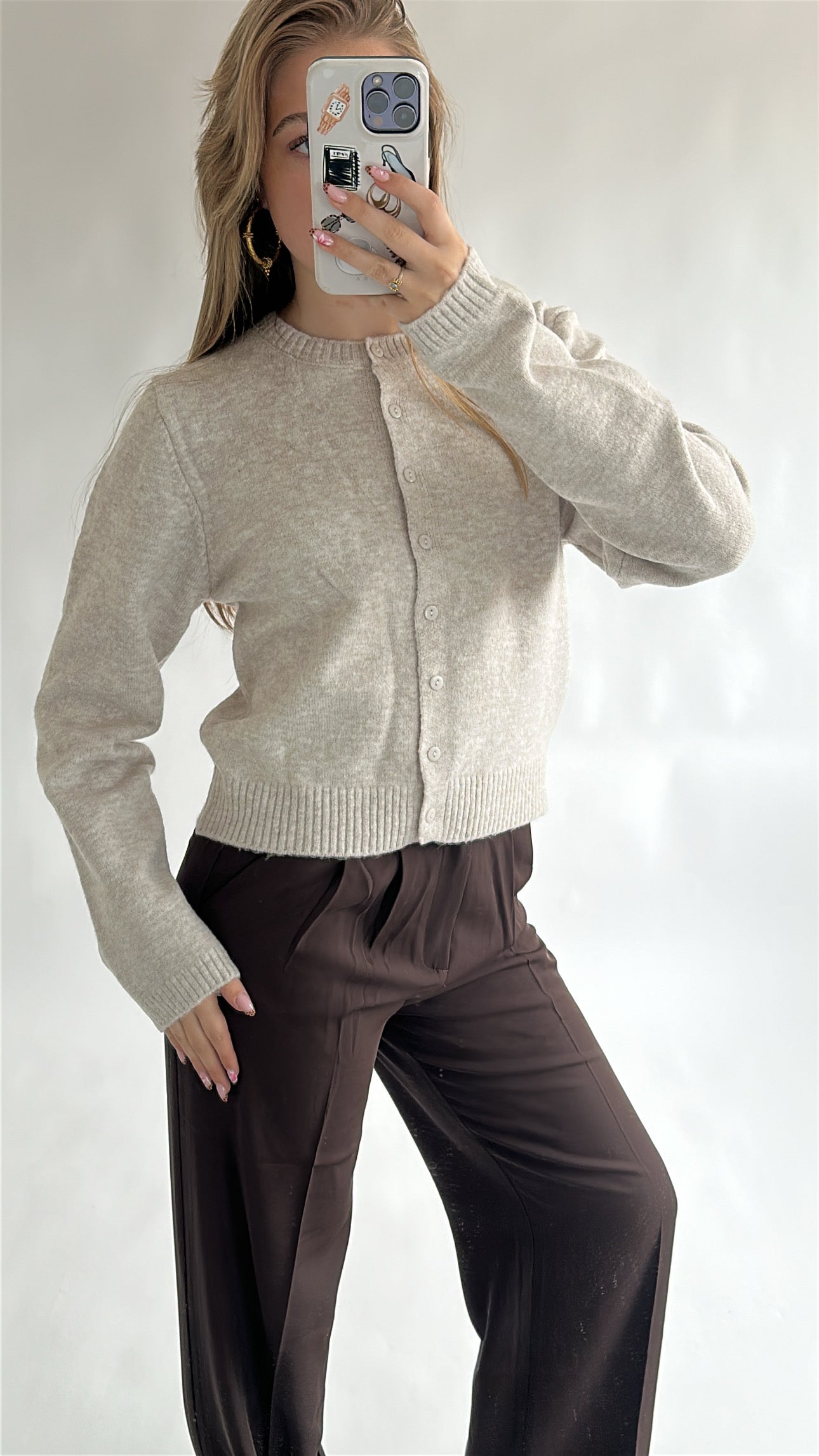 Basic Knitted Cardigan