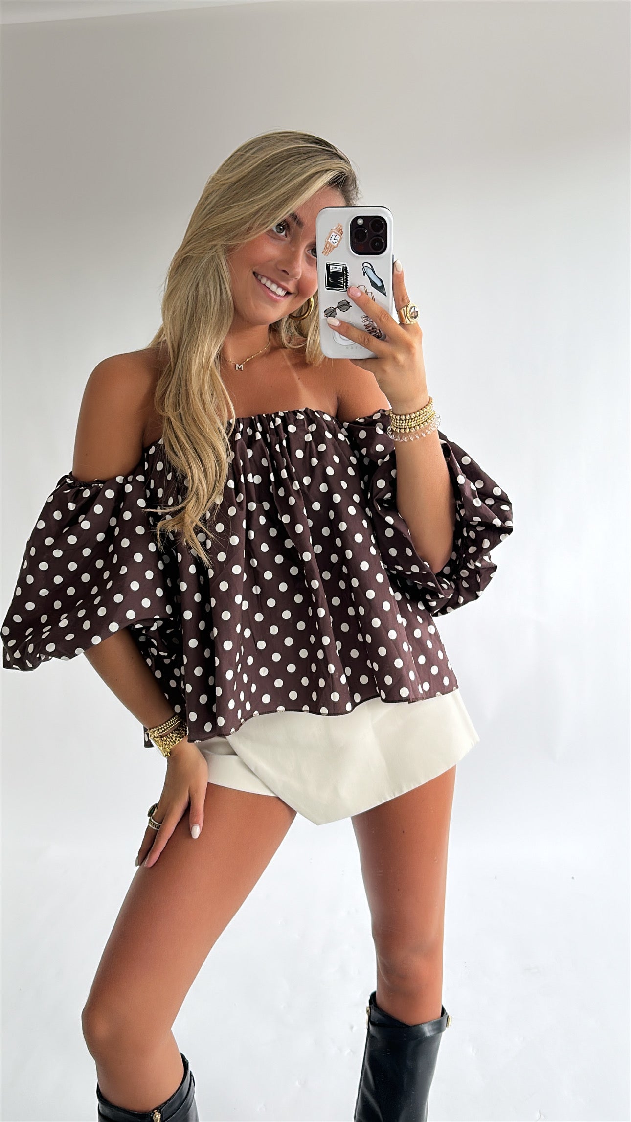 Dot It Babe Top