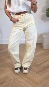 Butter Yellow Balloon Denim
