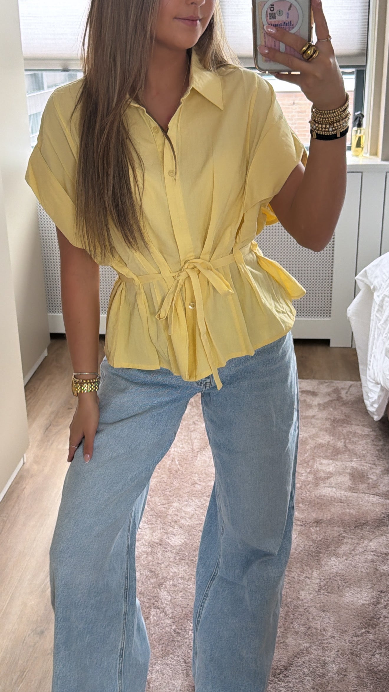 Juliette linnen blouse