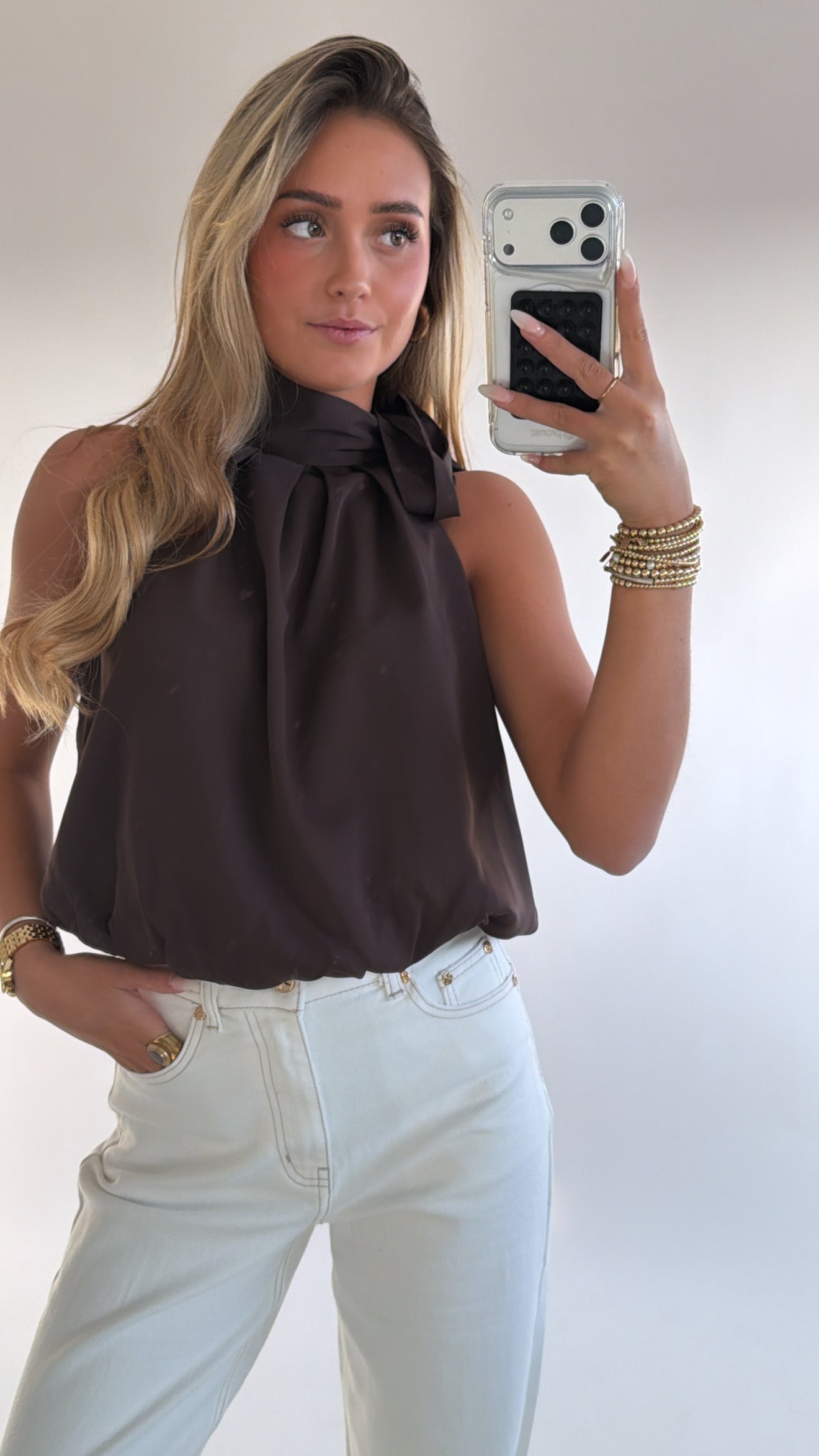 Cropped cute pof top