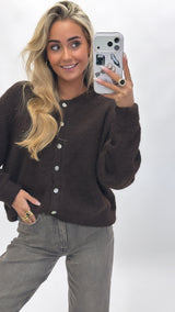 Basic button cardigan