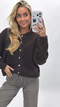 Basic button cardigan