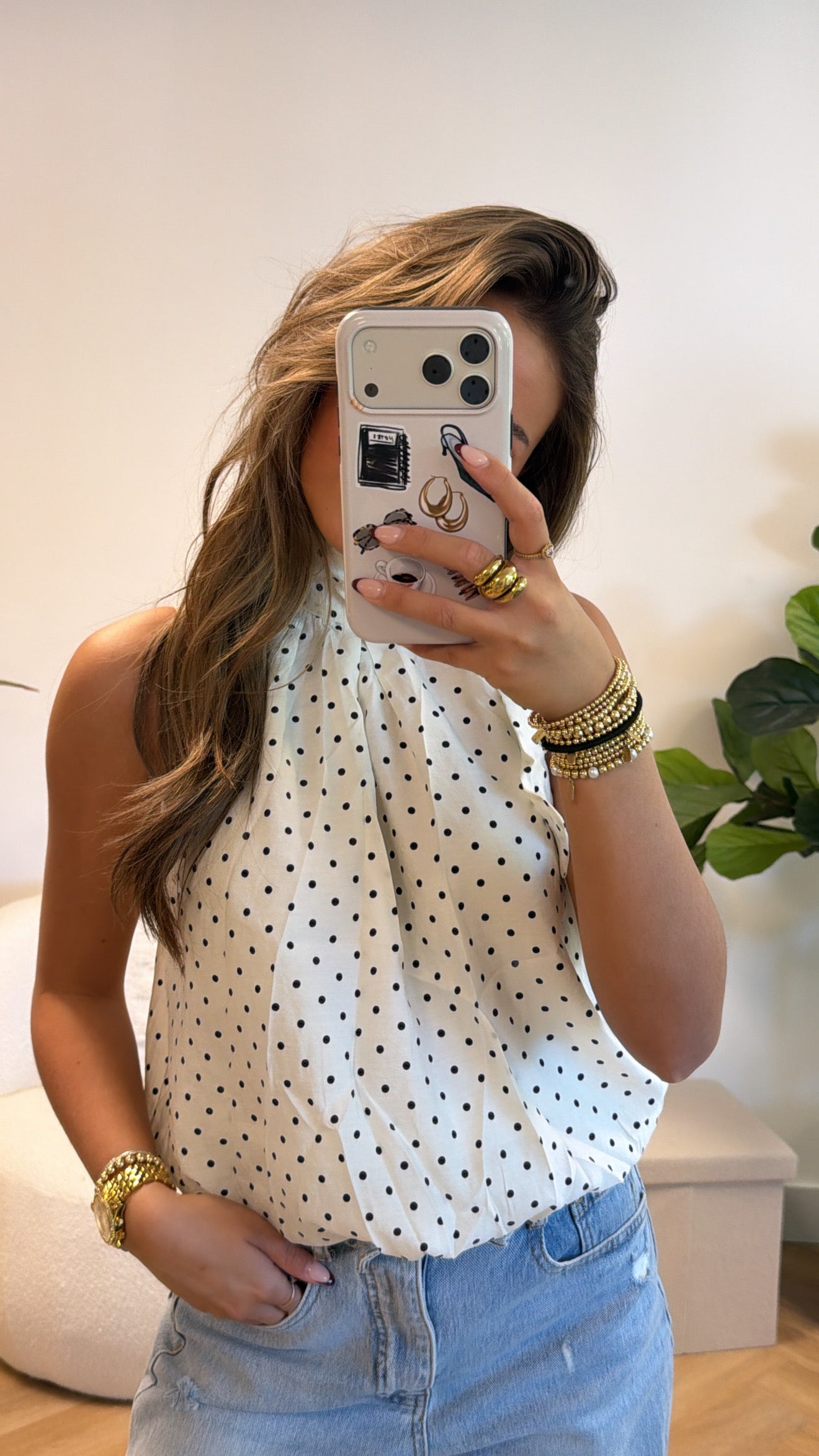 Lola Polka Dot Top