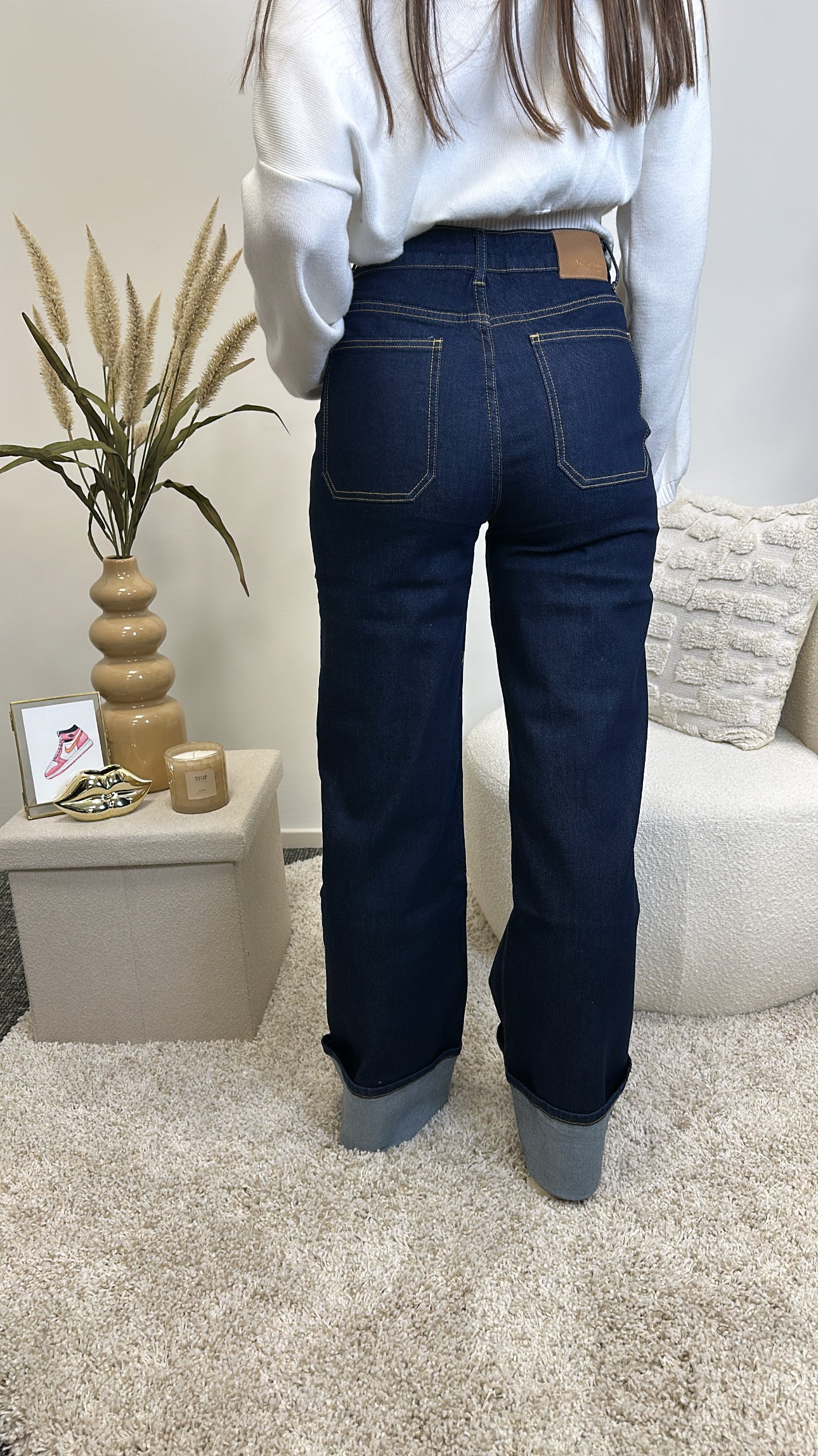 Jacky Wide leg jeans - dark blue